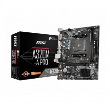 MSI A320M-A PRO AM4 AMD A320 SATA 6GB/s Micro ATX AMD Motherboard