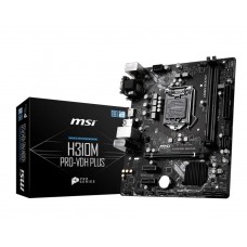 MSI PRO H310M PRO-VDH PLUS LGA 1151 (300 Series) Intel H310 HDMI SATA 6Gb/s USB 3.1 Micro ATX Intel Motherboard