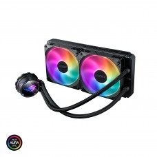 ROG STRIX LC II 280 ARGB (ROG Strix LC II 280 ARGB all-in-one liquid CPU cooler with Aura Sync, Intel®LGA 1150/1151/1155/1156/1200/2066 and AMD AM4/TR4 support and dual ROG 140 mm addressable RGB radiator fans)