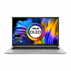 ASUS Vivobook S15 OLED (2022), 15.6" (39.62 cms) FHD OLED, Intel Core Evo i5-12500H 12th Gen, Thin and Light Laptop (16GB/512GB PCIe NVMe SSD/Iris Xe Graphics/Windows 11/Microsoft Office H&S 2021/Neutral Grey/1.8 kg), S3502ZA-L501WS
