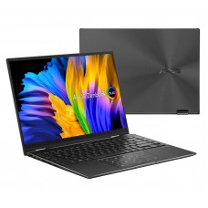 ASUS Zenbook 14 Flip OLED (2022), 14-inch (35.56 cm) 2.8K OLED Touch 90Hz, AMD Ryzen 5 5600H, 2-in-1 Laptop (16GB/512GB NVMe SSD/MS Office H&S 2021/Windows 11/1 Year McAfee/Integrated AMD Radeon Graphics/Black/1.4 kg), UN5401QA-KN511WS