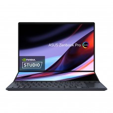 ASUS Zenbook Pro 14 Duo OLED (2022), 14.5" (36.83 cms) 2.8K OLED 120Hz Touch, Intel EVO Core i5 12th Gen, Dual Screen Laptop, (16GB/512GB SSD/Windows 11/Office 2021/Tech Black/1.7 Kg), UX8402ZA-M501WS