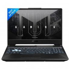 ASUS TUF Gaming F15, 15.6"(39.62 cms) FHD 144Hz, Intel Core i7-11800H 11th Gen, 4GB NVIDIA GeForce RTX 3050 Ti, Gaming Laptop (16GB/1TB SSD/Win 11/MS Office H&S 2021/90WHrs Battery/Black/2.30 Kg/1 Year Warranty), FX506HE-HN385WS