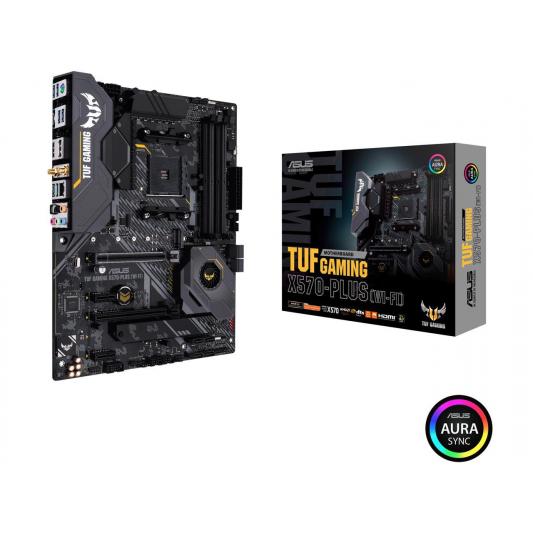 ASUS TUF Gaming X570-Plus (Wi-Fi) ATX Motherboard with PCIe 4.0, Dual M.2, 12+2 with Dr. MOS Power Stage, HDMI, DP, SATA 6Gb/s, USB 3.2 Gen 2 and Aura Sync RGB Lighting