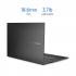 ASUS VivoBook Ultra 15 - AMD Ryzen 5 4500U /15.6-inch FHD Thin and Light Laptop (8GB RAM/1 TB HDD + 256 GB NVMe SSD/ Win. 10 /Integrated Graphics/Indie Black/1.80 kg), KM513IA-EJ395T