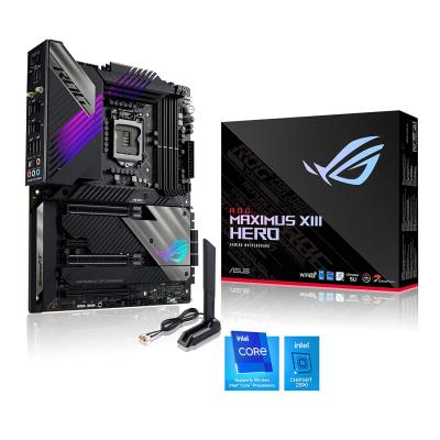 ROG MAXIMUS XIII HERO (Intel Z590 ATX gaming motherboard with 14+2 power stages, PCIe 4.0, Onboard WiFi 6E (802.11ax), Dual Intel 2.5 Gb Ethernet, Dual onboard Thunderbolt 4, USB 3.2 Gen 2x2 front-panel connector and Aura Sync RGB lighting)