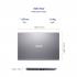 ASUS VivoBook 14 (2021), Intel Core i3-10110U 10th Gen, 14-Inch (35.56 cms) HD Thin and Light Laptop (8GB RAM/1 TB HDD/Windows 10/Intel UHD/1 Yr. McAfee/Slate Grey/1.6 kg), X415FA-BV311T