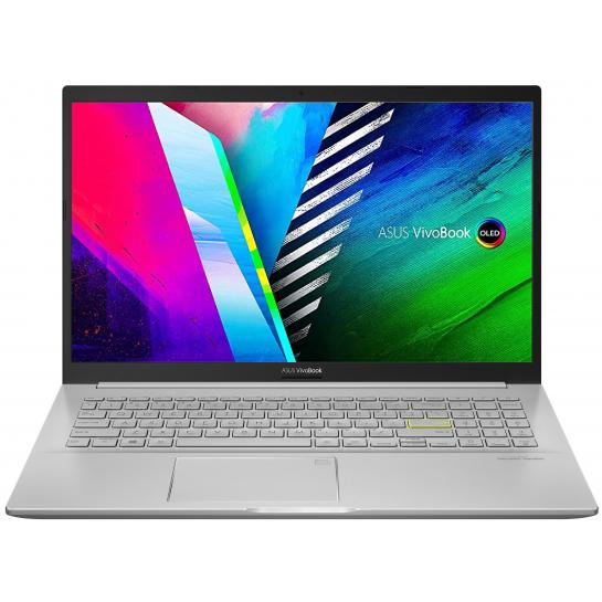 ASUS VivoBook Ultra K15 OLED - Intel Core i5-1135G7/15.6-inch FHD IPS OLED Laptop (16GB RAM/512GB NVMe SSD/Windows 11/Ms Office H&S 2019/1 Yr McAfee Antivirus/Integrated Intel Iris Xᵉ Graphics/Transparent Silver/1.80 kg), K513EA-L513WS