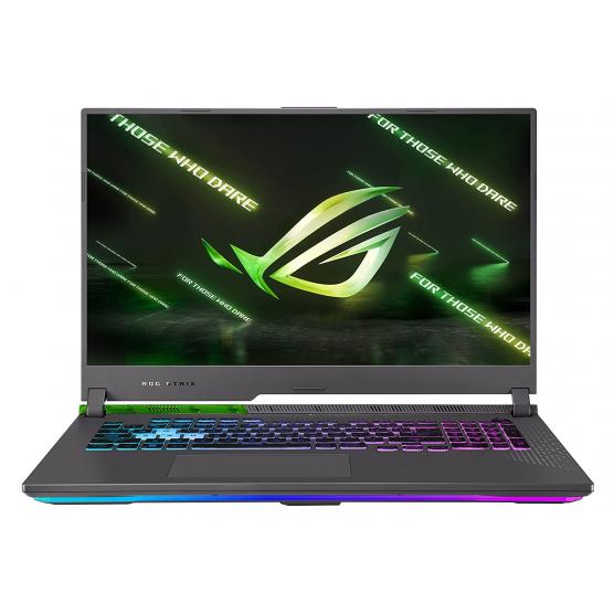 ASUS ROG Strix G17 (2022), 17.3-inch (43.94 cms) FHD 144Hz, AMD Ryzen 7-6800H, RTX 3050 4GB Graphics, Gaming Laptop (16GB/512GB SSD/Windows 11/1 Year McAfee/Volt Green/2.5 Kg), G713RC-HX021W