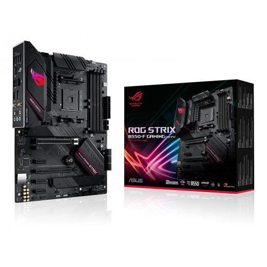 ASUS ROG Strix B550-F Gaming (WiFi 6) AMD AM4 (3rd Gen Ryzen ATX Gaming Motherboard (PCIe 4.0, 2.5Gb LAN, BIOS Flashback, HDMI 2.1, Addressable Gen 2 RGB Header and Aura Sync)