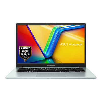 ASUS Vivobook Go 14 (2023), AMD Ryzen 3 7320U, 14.1" (39.62 cm) FHD, Thin & Light Laptop (8GB/512GB SSD/Windows 11/MS Office H&S 2021/Green Grey/1.3 kg), E1404FA-NK323WS